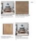 68218 - Trey 48x46 Rectangular Brown Solid Wood Top Table Black Metal Frame Two-Tier Coffee Table
