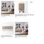 68222 - Excelsior I (72x18.3) Solid Wood Gold Metal Base 4 Cabinet Door SideBoard