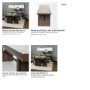 68242 - Ledger I 70L x 17W Brown Live-Edge Wooden Dining Bench 