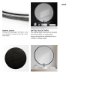 68248 - Piper 47.2L x 1.0W x 47.2H Large Black Metal Round Wall Mirror