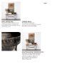 68251 - Cauldron (Set of 2) Brown Metal Bowls