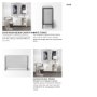 68268 - Savannah White Fir Veneer & Gray Metal 3-Door Accent Cabinet 