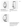 68417 - Drax 22"H Black Metal Wall Candle Holder