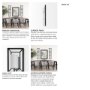 68423-AB - Noah 12.2x55 Black Metal w/White Fabric Shade Rectangular Wall Sconce 
