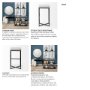 68445 - Frodo 29.75H Seat Height White Fabric Seat Black Metal Base Stool