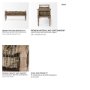68457 - Fullerton II 57L x 21W Jute Patterned Top W/Brown Wood Base Accent Bench