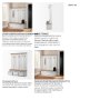 68477-AB - Fairview IV 61L x 17W White And Brown Wood With Storage Hall Tree
