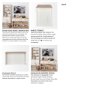68479 - Fairview II White and Brown Two-Tone Stain Solid Wood Kitchen Island