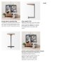 68486 - Ballatine 15L x 15W x 27H Brown Wood Round Top w/ Black Metal Base Accent Table