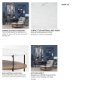 68489-AB - Larkin 48" Oval White Marble Top and Solid Wood Shelf w/ Black Metal Frame Coffee Table