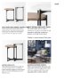 68490 - Larkin II Marble and Medium Brown Wood Round Tabletop Nesting End/Side Tables
