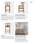 68499 - Trixie Cream Upholstered Seat Brown Wood Frame Bar Stool