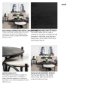 68508 - Etienne VII 24" Set of Two Round Top Black Wood and Marble Top Nesting Table