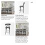 68512 - Etienne 26.25" Seat Height Black Wood Seat Black Metal Base Stool