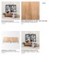 68514 - Cairo 78x19 Brown Solid Wood Black Metal Base 4 Door Cabinet Sideboard