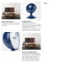 68528 - Weymouth Blue Metal Glass Dome Table Clock