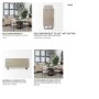 68533 - Giselle II Brown Fir Veneer W/Black Metal Leg 9 Drawer Sideboard