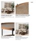 68542 - Kade 33" Round Brown Table Gray Metal Frame Two-Tier Coffee Table