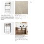 68561 - Parker II Beige Fabric Seat Gun Metal Grey Metal Counter Stool