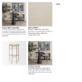 68564 - Parker 30" Seat Height Cream Fabric Seat Gold Metal Bar Stool