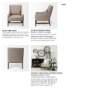 68587 - Kensington Beige Linen Fabric and Wood Accent Chair