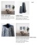 68615 - Bashir I Small Dark Navy Gloss Ceramic Vase 