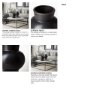 68632 - Laforge II Black Ceramic Vase