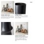 68633 - Laforge III Black Ceramic Vase