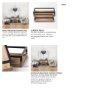68647 - Ross Set of 2 Natural Wood W/ Black Metal Nesting Trays