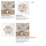 68676 - Espanlade I Small 9L x 9W White Wooden Beaded Orb
