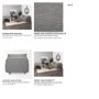 68715 - Roy II Castlerock Gray Upholstered and Brown Wood Frame Arm Chair