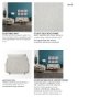 68716 - Roy II Frost Gray Upholstered and Brown Wood Frame Arm Chair
