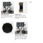 68732 - Agar Black Metal Round Table Clock