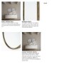 68733 - Sylvia I 24L x 35H Oval Gold Metal Frame Wall Mirror