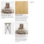 68753-AB - Papillion I 66L x 16W Blonde Wood and Iron Console Table