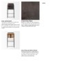 68761 - Stamford 40" Total Height Black Leather Seat w/ Wood Back, Metal Frame Bar Stool