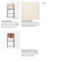 68762 - Stamford 40" Total Height Light Beige Upholstered Seat w/ Wood Back, Metal Frame Bar Stool