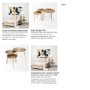 68771 - Reva I (Large) 24L x 24W Gold Round Top Cast Aluminum Accent Table