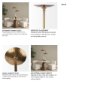 68774 - Garnet 13L x 13W Gold Hammered Metal Pendant Light