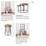 68814 - Glover (Set of 3) 20L x 20W Brown Wood Round Top W/Metal Nesting Accent Tables