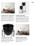 68828 - Bumble (Set of 2) 12L x 12W x 32H Black Plant Stands