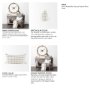 68876 - Suzanne 14x26 White/Black Square Pattern Pillow Cover