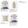 68883-CFNA - Erica 20x20 Cream With White Detail Pillow Cover w/Non-Allergen Filler