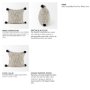 68889 - Krystal 20x20 Cream/Blue Pom Pom Pillow Cover