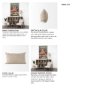 68892-CFD - Lacey 13x21 Beige/White Decorative Pillow Cover w/Down Filler