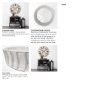 68904 - Silone (Large) 16L x 16W White Ceramic Bowl