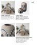68905 - Cove Small Brown/White Ceramic Vase