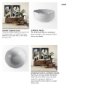 68909 - Larsen 13L x 13W White Ceramic Large Decorative Bowl