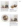 68940 - Reena II Large Gold Woven Metal Base Table Candle Holder 