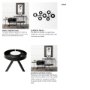 68942 - Meira Black Metal Seven Votive Table Candle Holder 